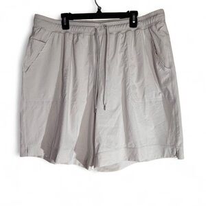 St. John's Bay Light Gray Athletic Shorts
